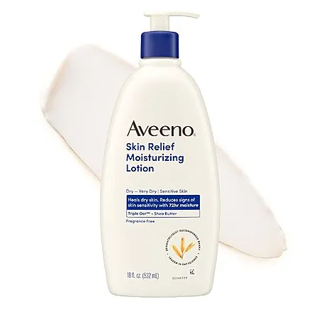 18-Oz Aveeno Skin Relief Moisturizing Lotion (Fragrance-Free)