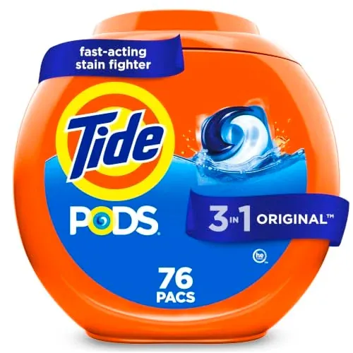 Tide PODS Laundry Detergent Pacs, 76 Count