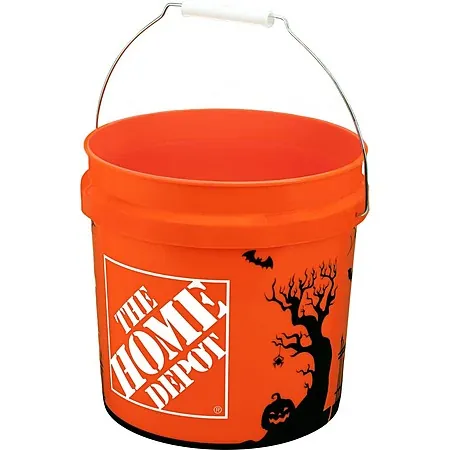 2-Gal Home Depot Halloween Bucket (Orange)