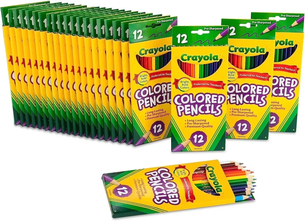 Crayola Bulk Pre-Sharpened Colored Pencils 24-Pack