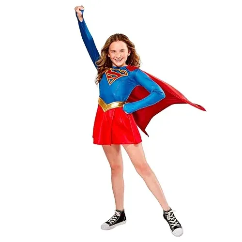 Rubies DC Superheroes Supergirl TV Series Costume Dress, Girls' Small