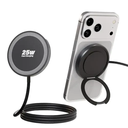 Magnetic Wireless iPhone Charger with Kickstand 25W 6.6FT