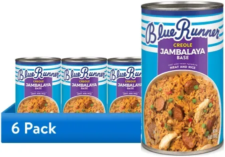 6-Pack 25oz Blue Runner Foods Creole Jambalaya Base