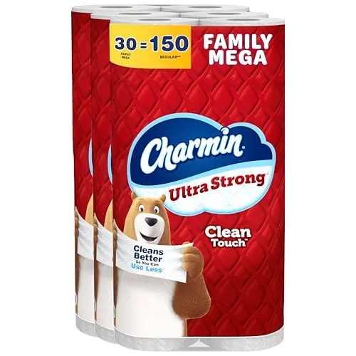 Charmin Ultra Strong Toilet Paper 18-Count Family Mega Rolls