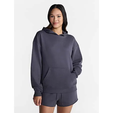 No Boundaries Women's Graphic Fleece Hoodie (Various Colors)