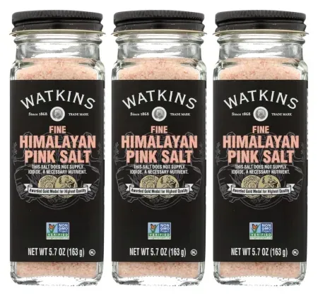 3-Pack 5.7oz Watkins Fine Himalayan Pink Salt