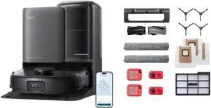 eufy Robot Vacuum and Mop Combo E25 Omni , Auto-Empty & Self-Cleaning All-in-One Station + Official Replacement Parts Kit