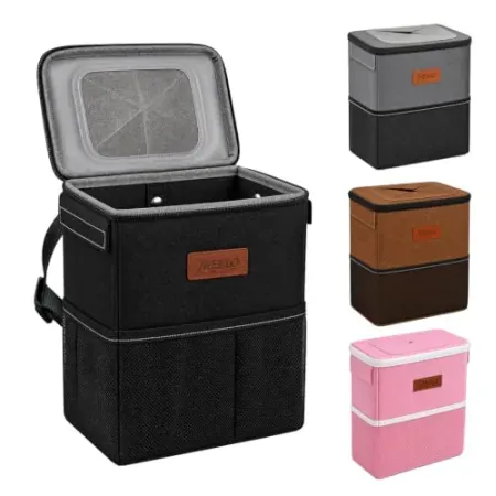 TREKLO 2.2-Gallon Car Trash Can with Lid