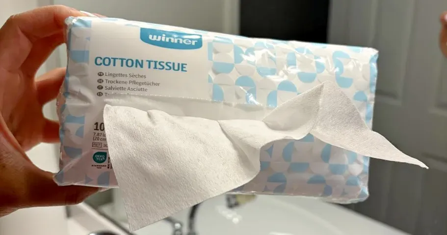 Disposable Face Towels 100-Count 6-Pack