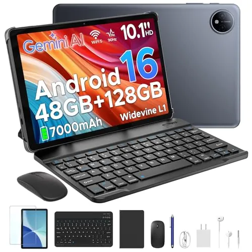 10.1 inch Tablet, Android Tablet with Gemini AI