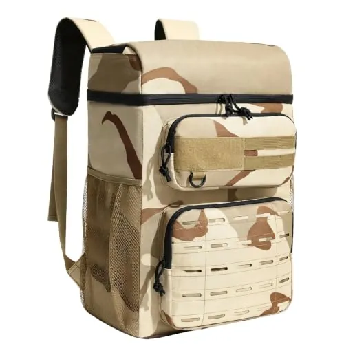 AMNOW Water-resistant 32L 36-Cans Soft Cooler Insulated Backpack