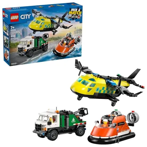 LEGO City: Airplane, Service Truck, & Hovercraft Mix & Match Remix (60505) 990-Pc