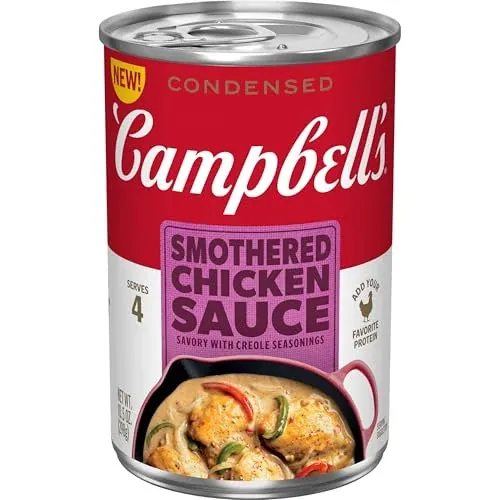 Campbell's Condensed Smothered Chicken Sauce, Savory with Creole Seasonings, 10.5 Oz Can