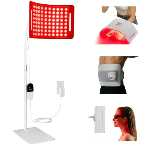 80-LED 3-in-1 Red and Infrared Light Therapy Panel