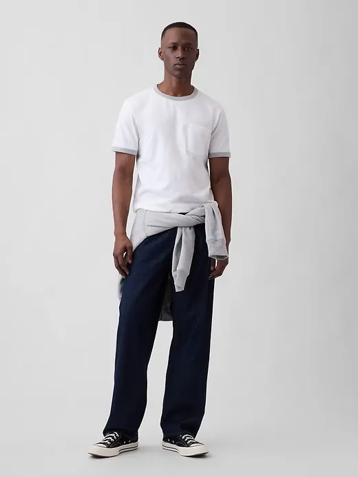 Gap Factory Everyday Soft Ringer Pocket T-Shirt