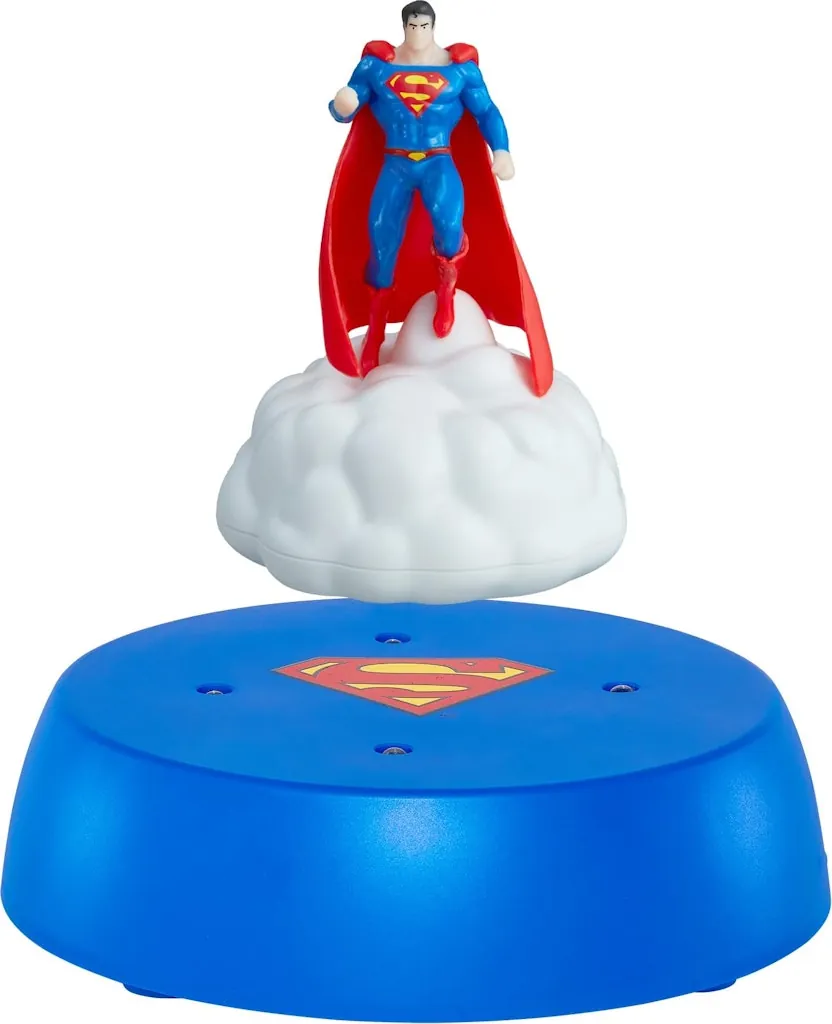 Warner Bros Superman Magnetic Floating Collectible Figurine w/ LED Lights