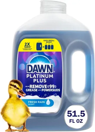 3-Pack 51.5oz Dawn Platinum Plus PowerSuds Liquid Dish Soap Refill
