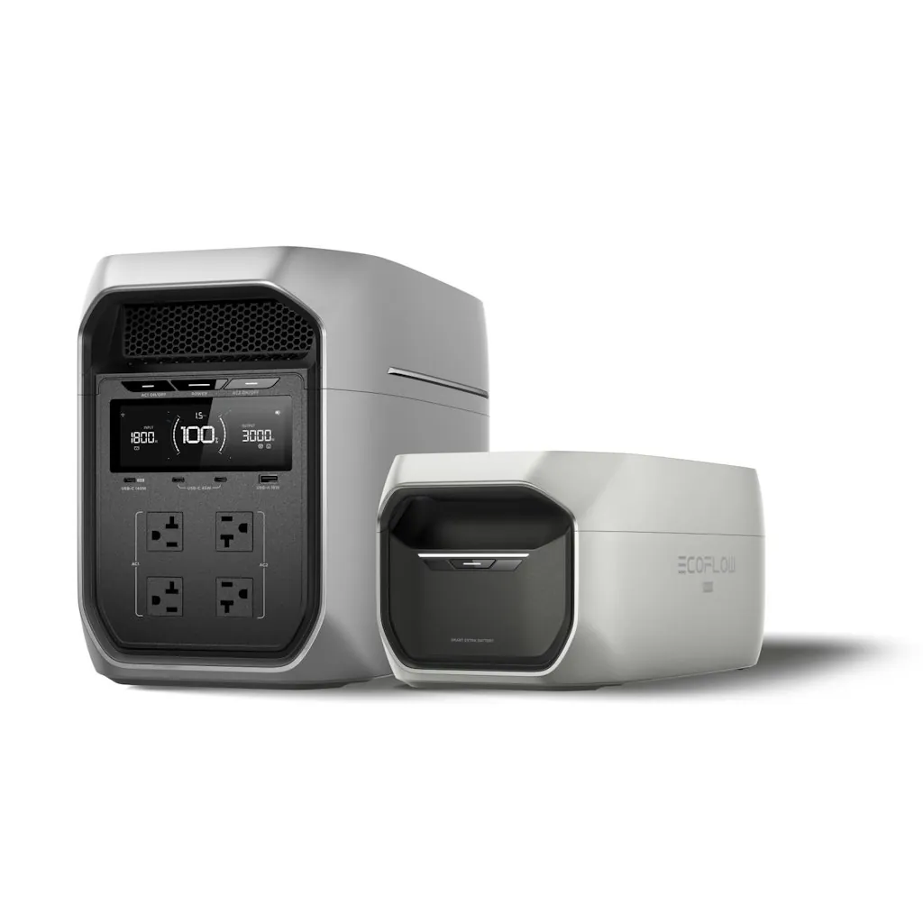 EF EcoFlow DELTA 3 Max Plus 4096Wh Portable Power Station w/ Extra Battery