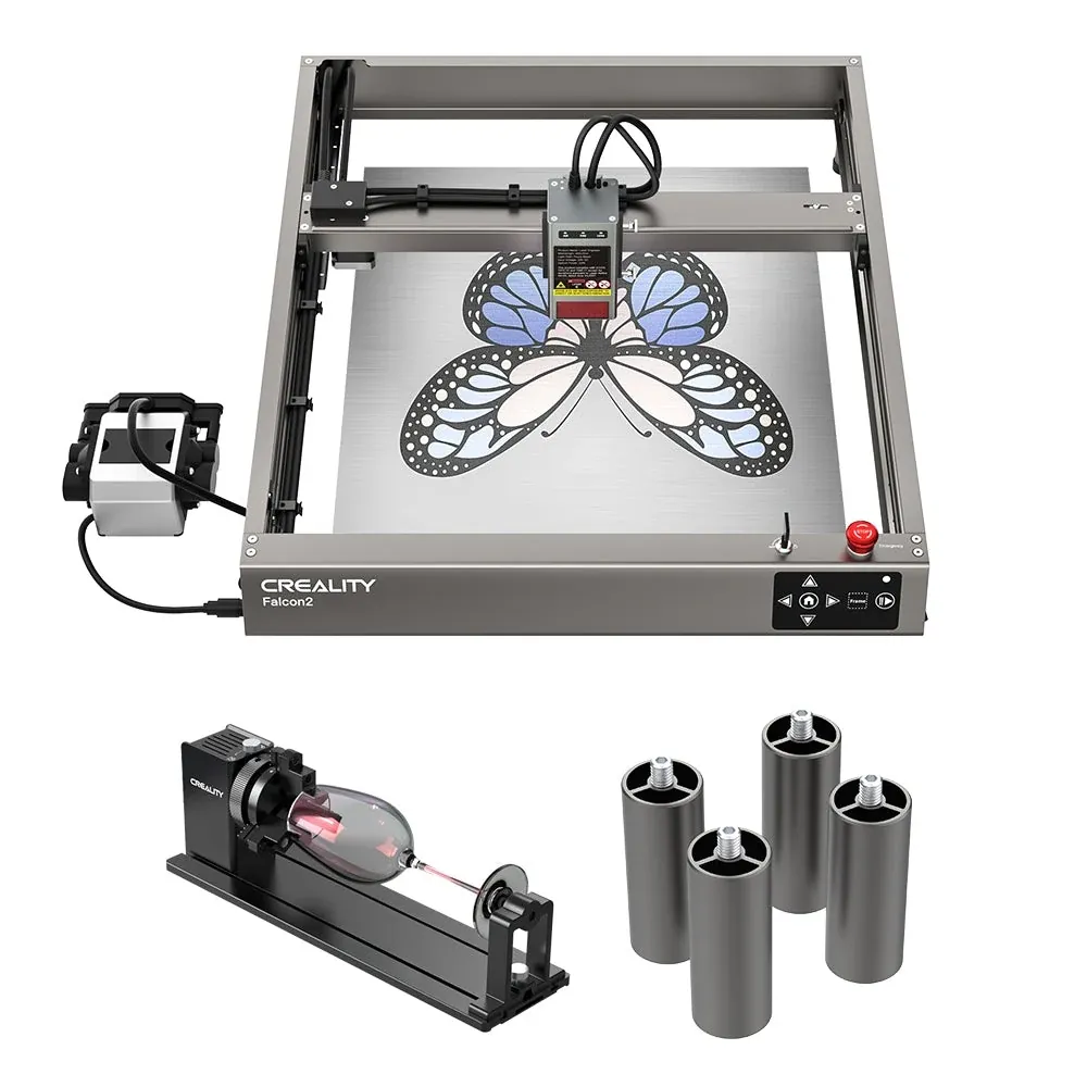 Creality Falcon2 22W Laser Engraver & Cutter with Rotary