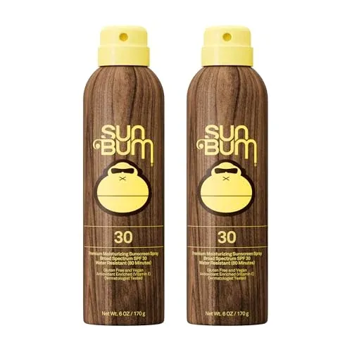 Sun Bum Original SPF 30 Broad Spectrum Body Sunscreen Spray 2-Pack 6 oz
