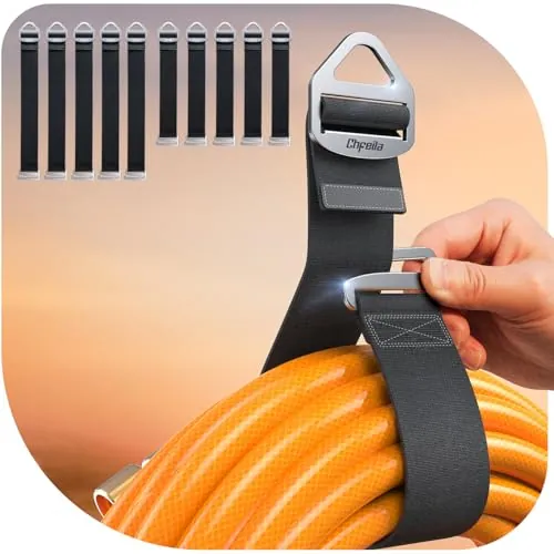Chfeila 10-Pack 18" Straps / Extension Cord Holders