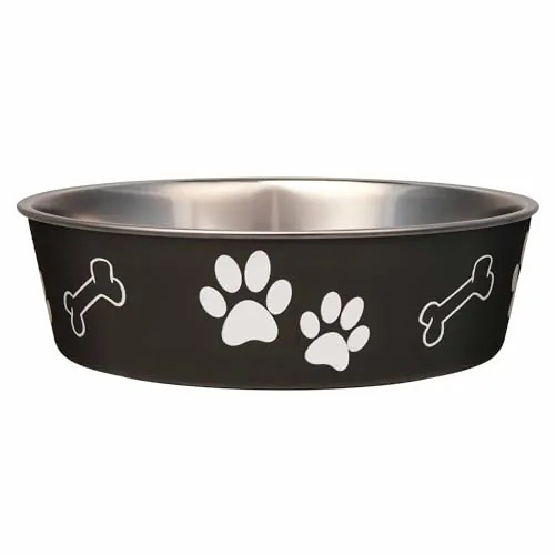 Loving Pets Bella Stainless Steel Pet Bowl – Medium