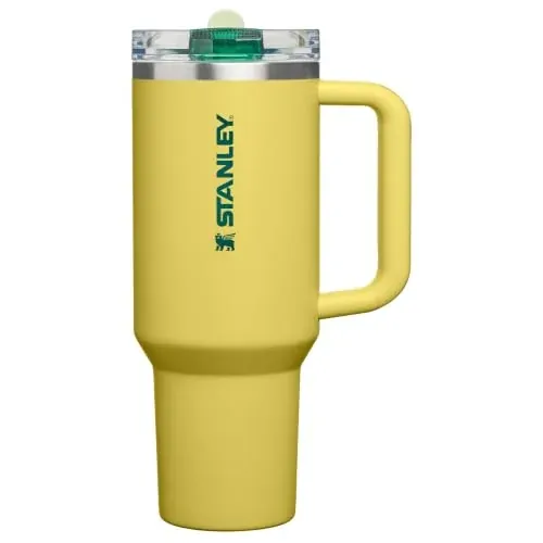 STANLEY Quencher ProTour Flipstraw Tumbler 40oz with Built-In Straw & Handle (Daffodil Emerald)