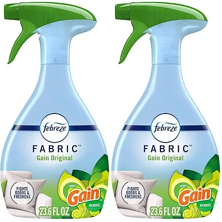 2-Pk Febreze Fabric Spray Air Freshener (Gain Original Scent)