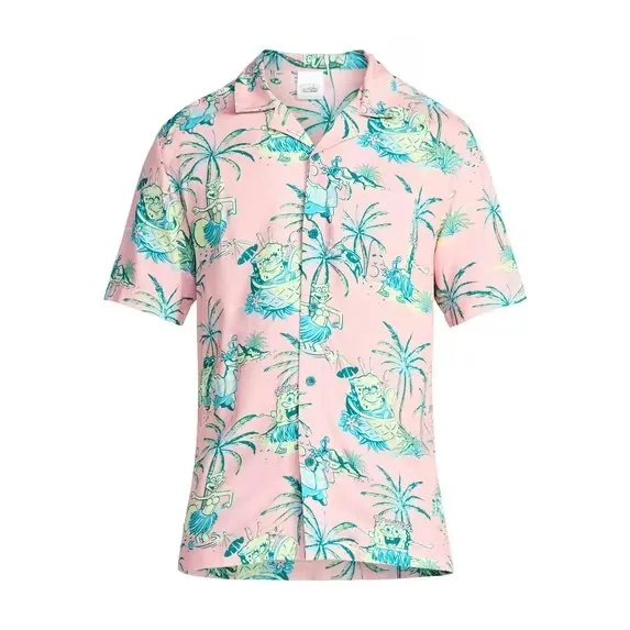 SpongeBob SquarePants Men's Graphic Button-Up Shirt