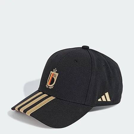 adidas Men's Belgium Soccer Cap (Black or Red)