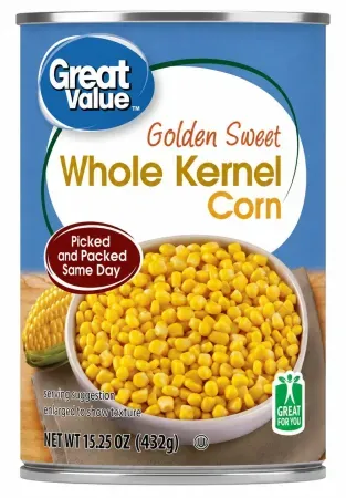 15.25oz Great Value Golden Sweet Whole Kernel Corn Can