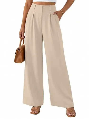 NIMIN High Waisted Wide Leg Dress Pants