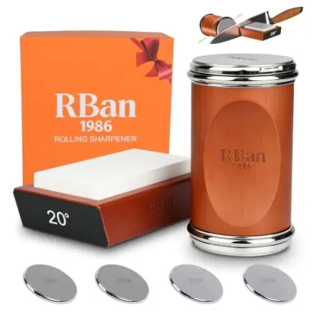 RBan1986 Rolling Kitchen Knife Sharpener with N52