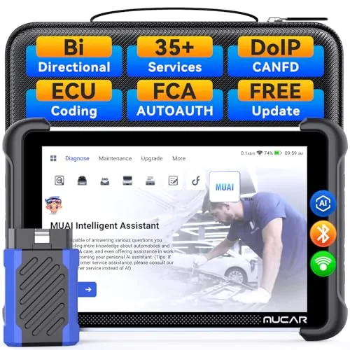 MUCAR 892BT AI- OBD2 Scanner Diagnostic Lifetime Updates