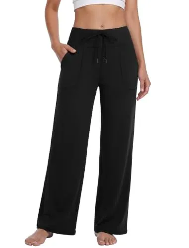 CopyLeaf Women’s Wide Leg Yoga Pants