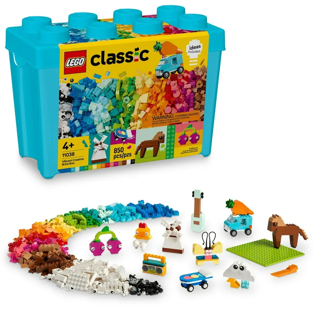 LEGO Classic Vibrant Creative Brick Box