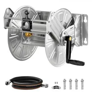 VEVOR Wall Mounted Garden Hose Reel 150ft