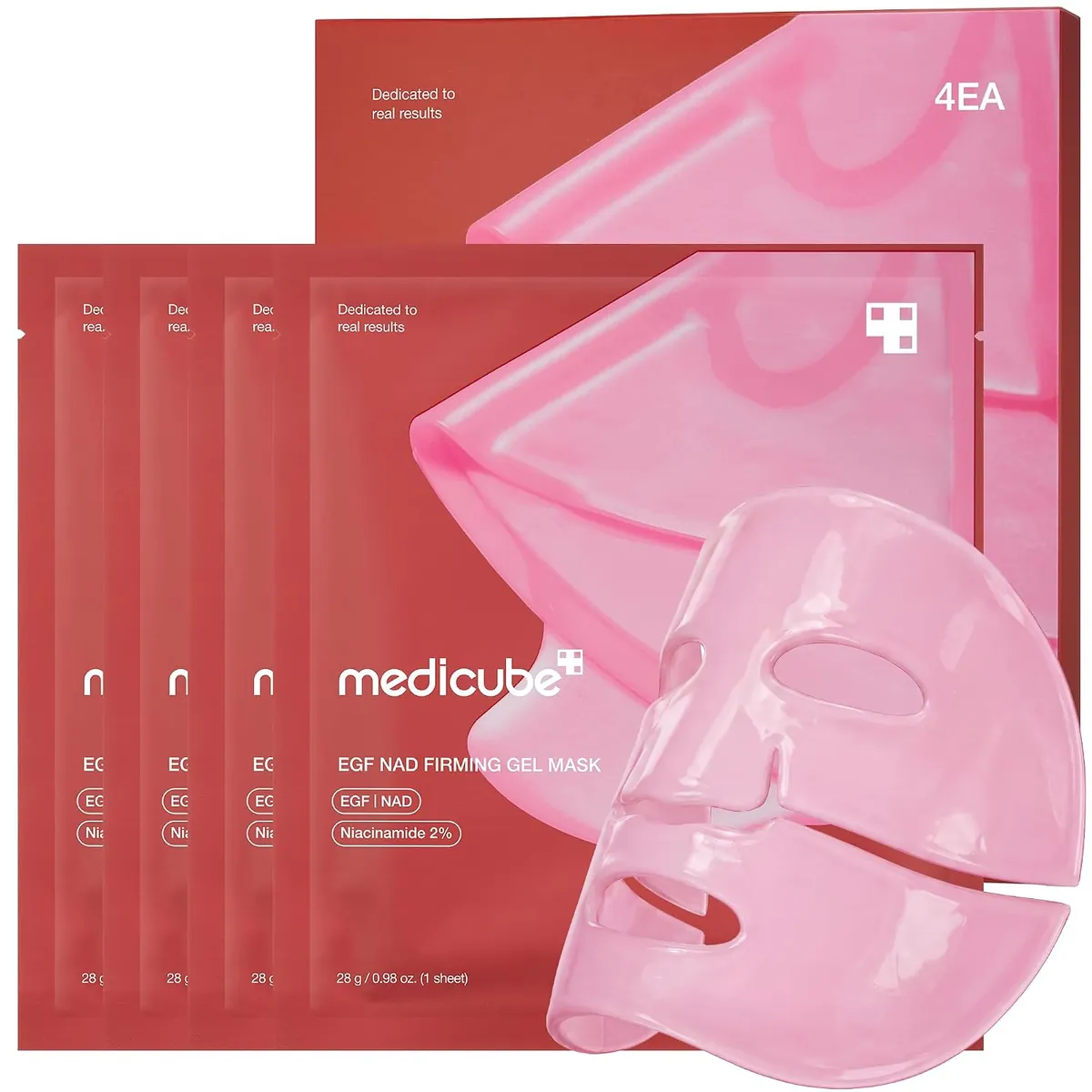 medicube Jelly Gel Mask with Firming NAD EGF 4-Pack