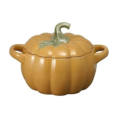 Pfaltzgraff Plymouth Pumpkin 4.25-Quart Stoneware Casserole
