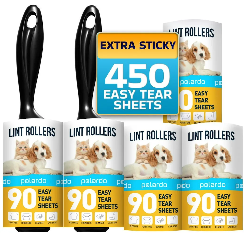 Polardo Lint Rollers for Pet Hair 5-Pack