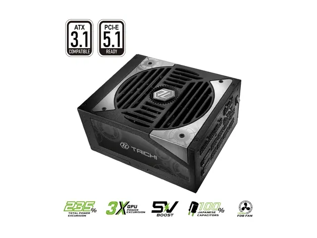 ASRock Taichi TC-1300T 1300W 80 PLUS TITANIUM ATX3.1 & PCIe5.1