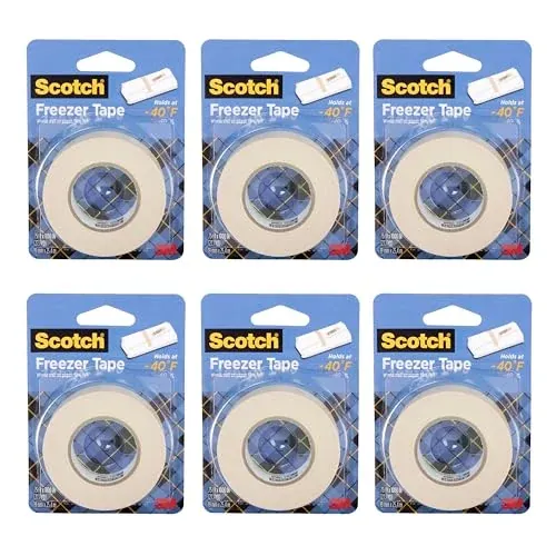 Scotch Freezer Tape Rolls 6-Pack (0.75" x 1000")