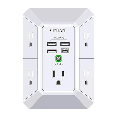 Multi-Port USB Outlet Extender