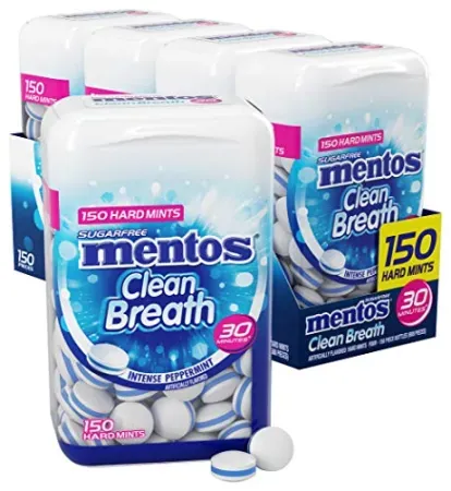 600-piece Mentos Clean Breath Sugarfree Hard Mints