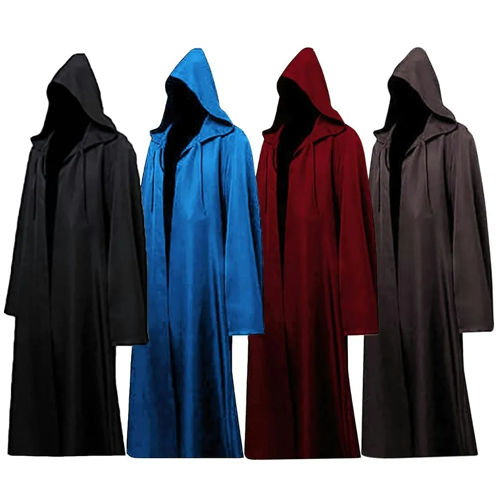 WonShak Hooded Robe Adult Wizard & Monk Cosplay Costume