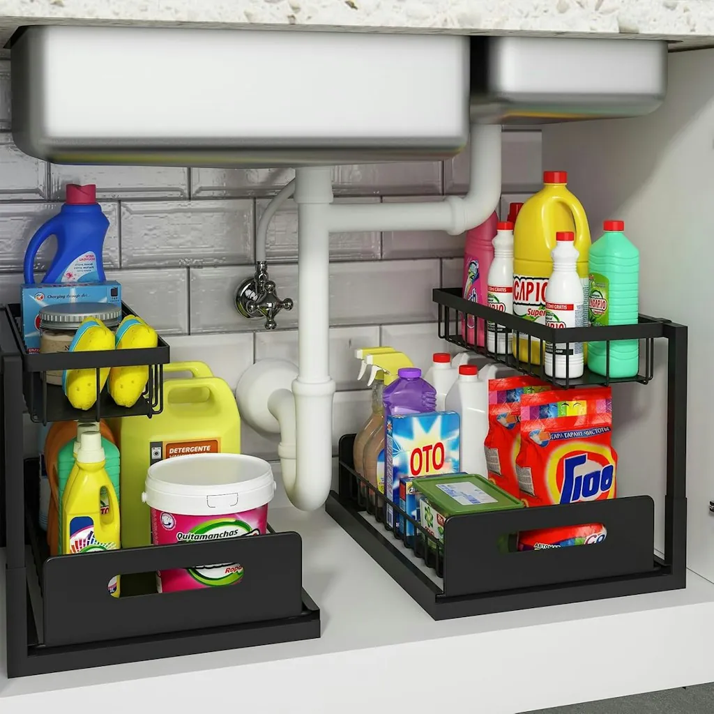 Under Sink Organizer 2-Pack