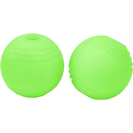 2-Pk Chew King By Mammoth 3" Durable Rubber Fetch Glow Balls