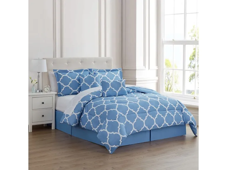 6-Piece Trellis Oversized Comforter Set
