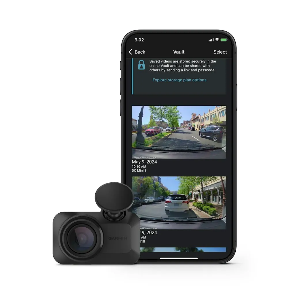 Garmin Dash Cam Mini 3 Ultracompact 1080p Dash Cam