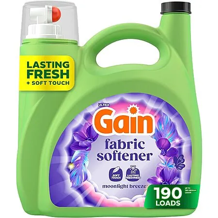 140z. Gain Liquid Laundry Fabric Softener (Moonlight Breeze Scent)